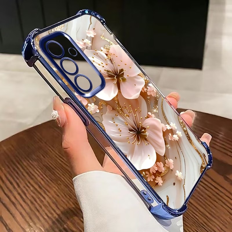 Electroplated Flower Clear Pho - đánh giá và giá Phone Case Clear