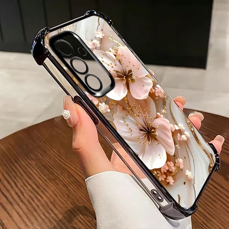 Electroplated Flower Clear Pho - đánh giá và giá Phone Case Clear