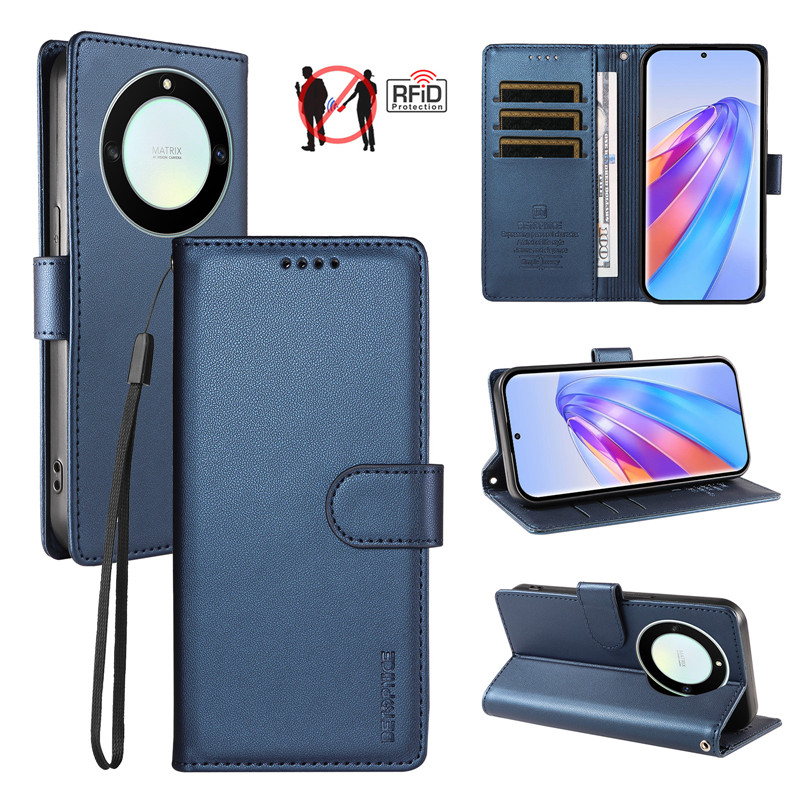Anti-theft Leather Flip Wallet - đánh giá và giá Huawei Nova 12