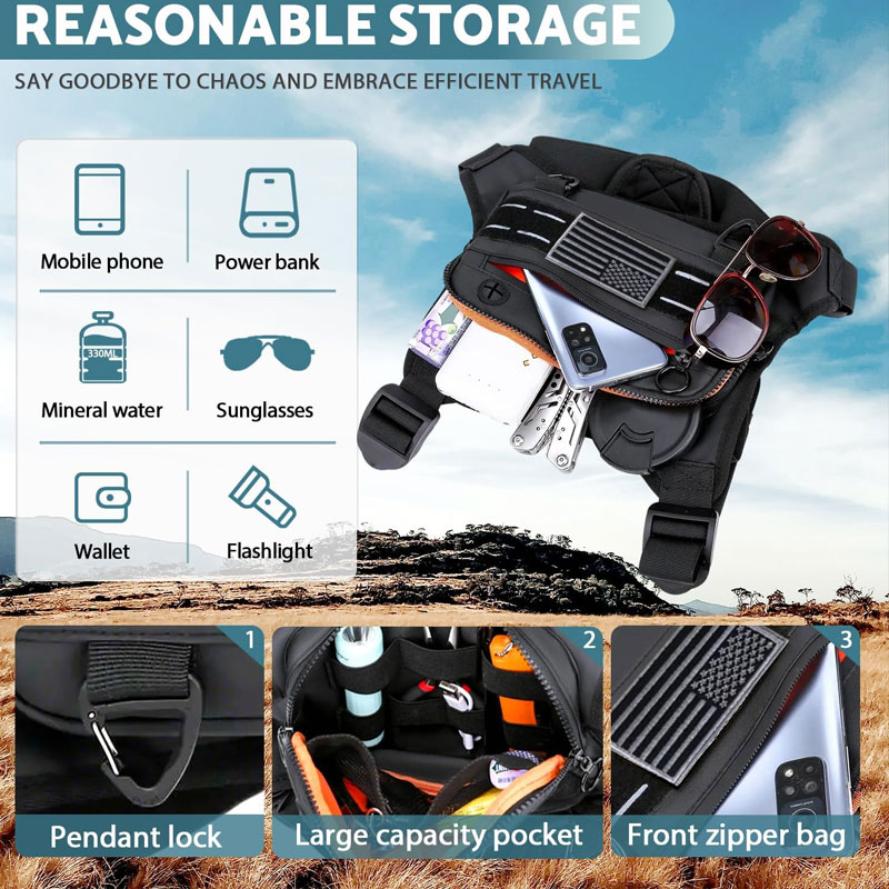 Outdoor Chest Bag For Men Fron - đánh giá và giá Phone Accessories For Running