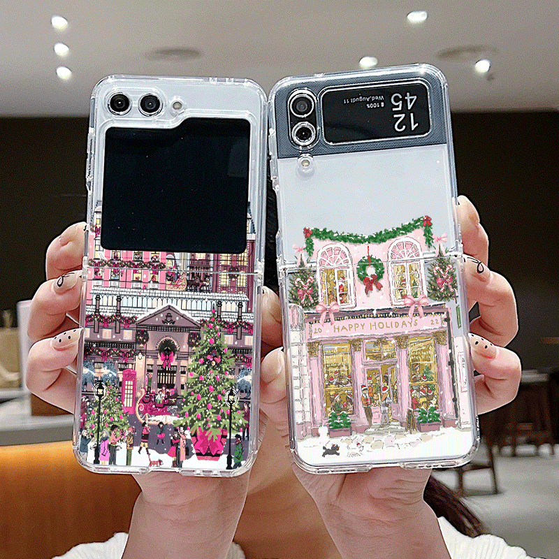 Rural Building Snow Scenery Ch - đánh giá và giá Phone Case Clear