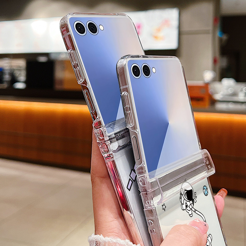 Astronauts Pattern Folding Pho - đánh giá và giá Phone Case Clear