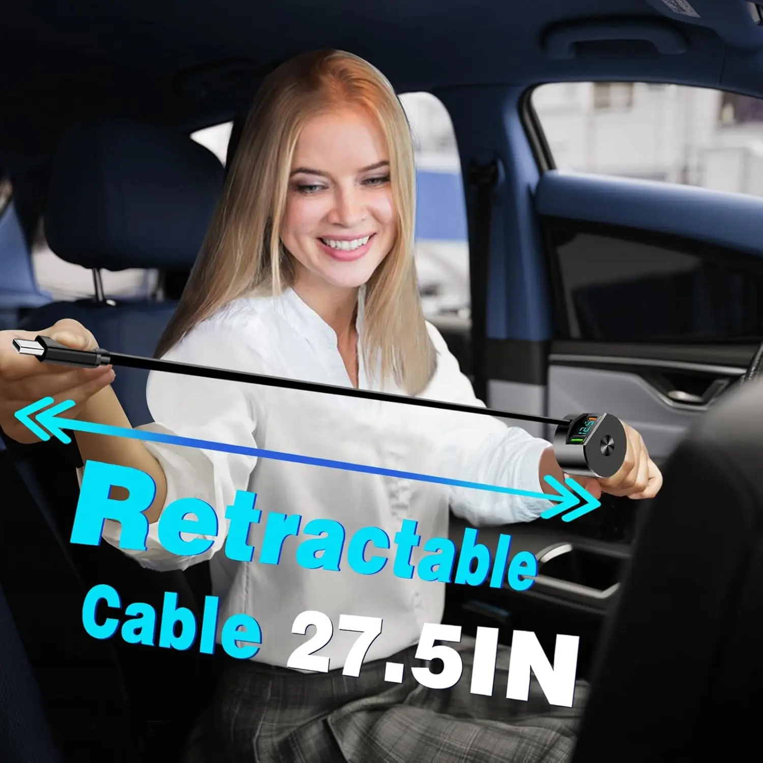 Upgraded Retractable Car Charg - đánh giá và giá Fast Charging Cable
