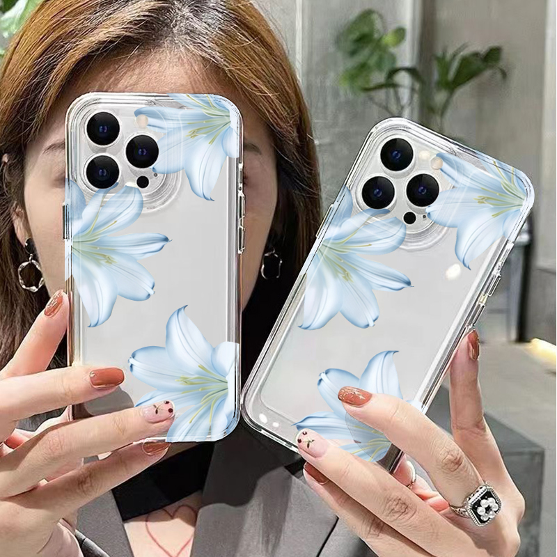 Fashion Exquisite White Lily F - đánh giá và giá Phone Case Clear