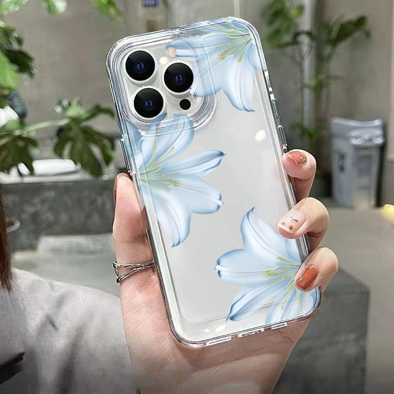 Fashion Exquisite White Lily F - đánh giá và giá Phone Case Clear