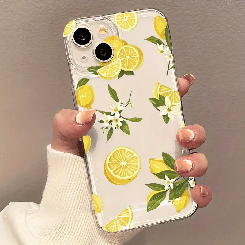 Summer Fruit Lemon Flower Clea - đánh giá và giá Phone Case Clear