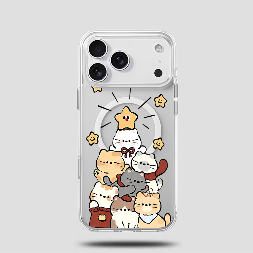 Cute Cartoon Kitten Print Comp - đánh giá và giá Phone Case Clear