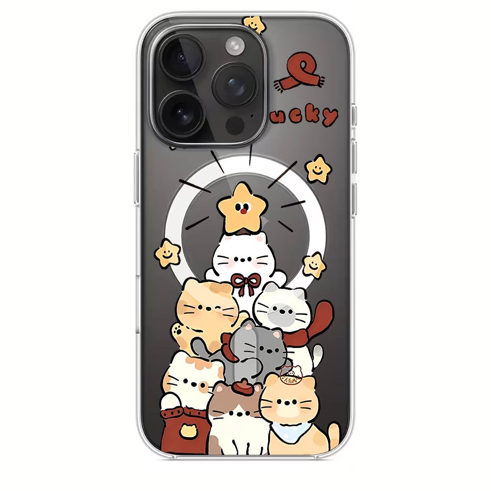 Cute Cartoon Kitten Print Comp - đánh giá và giá Phone Case Clear